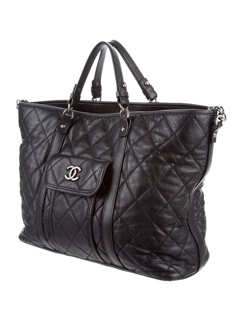 chanel canvas bag price|large zipped shopping bag Chanel.